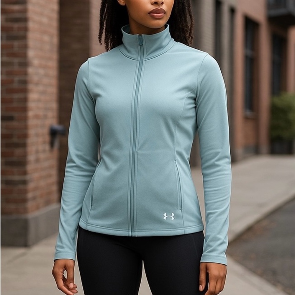Under Armour Jacket Athletica Define Motion Pale Sage Green Long Sleeve S/P